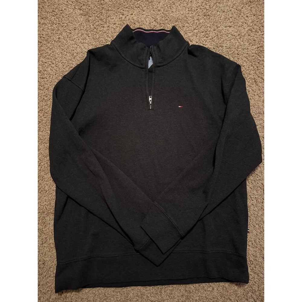 Men's Tommy Hilfiger 1/4 zip Gray Pullover